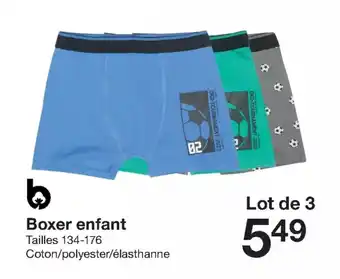 Zeeman Boxer Enfant offre