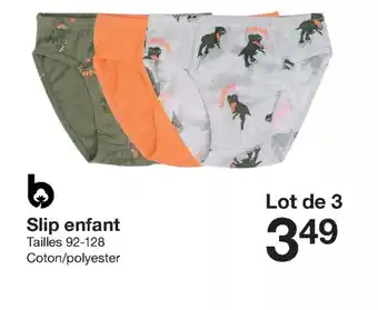 Zeeman Slip Enfant offre