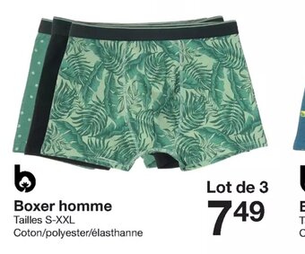 Zeeman Boxer Homme offre