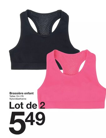 Zeeman Brassière Enfant offre