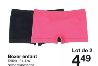 Zeeman Boxer Enfant offre