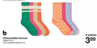 Zeeman Chaussettes Femme offre