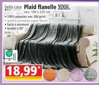 Norma Plaid flanelle xxl bella casa offre