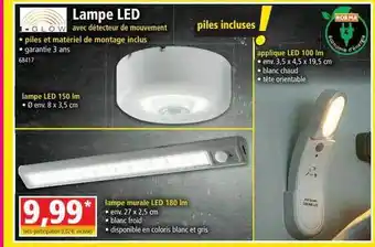 Norma Lampe led avec détecteur de mouvement i-glow offre