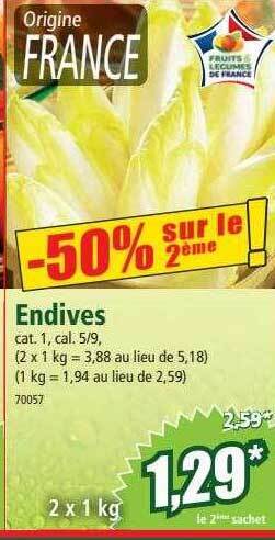 Norma Endives offre