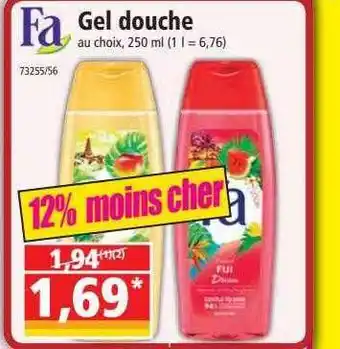 Norma Gel douche fa offre