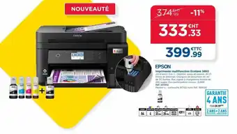 Top Office Imprimante multifonction ecotank 3850 epson offre