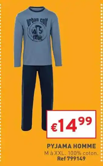 Trafic Pyjama homme offre