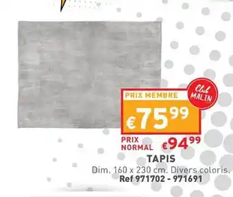Trafic Tapis offre
