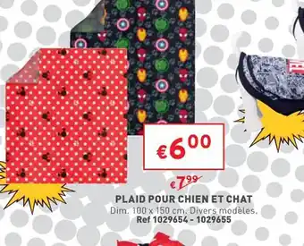 Trafic Plaid pour chien et chat offre