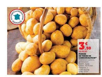 U Express Pomme de terre de consommation offre