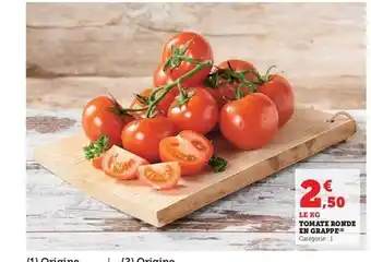 U Express Tomate ronde en grappe offre