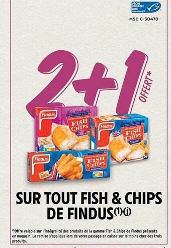 Intermarché Contact Fish & chips de findus offre