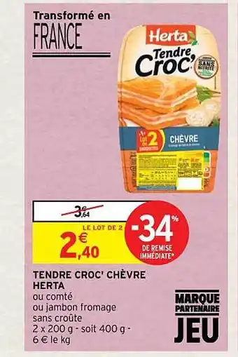 Tendre croc' chèvre herta