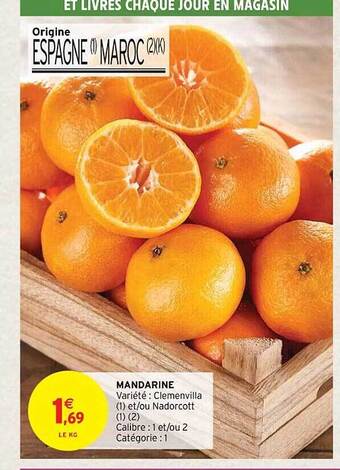 Intermarché Contact Mandarine offre