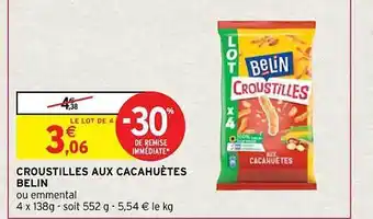 Intermarché Contact Croustilles aux cacahuètes belin offre
