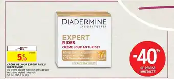 Intermarché Contact Crème de jour expert rides diadermine offre