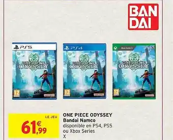 One piece odyssey bandai namco