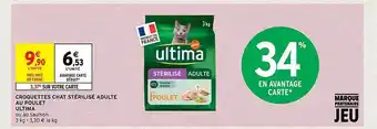 Intermarché Hyper Croquettes chat stérilisé adulte au poulet ultima offre