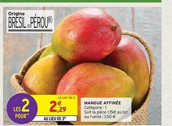 Intermarché Hyper Mangue affinée offre