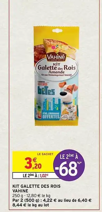 Intermarché Hyper Kit galette des rois vahiné offre