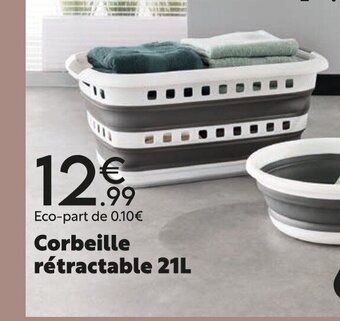 Maxi Bazar Corbeille Retractable 21L offre