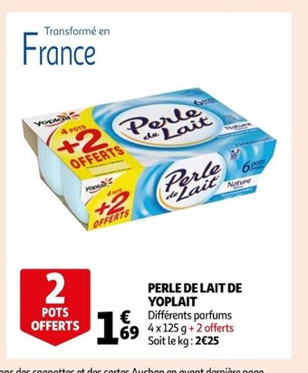 Auchan Supermarché Perle De Lait De Yoplait offre