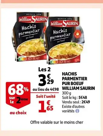 Hachis Parmentier Pur Boeuf William Saurin