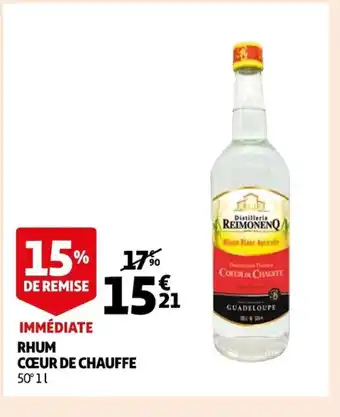 Auchan Supermarché Rhum Coeur De Chauffe offre