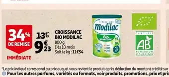 Croissance Bio Modillac