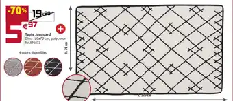 Gifi Tapis Jacquard offre
