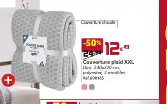 Gifi Couverture Plaid XXXL offre