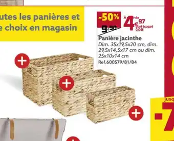 Gifi Paniere Jacinthe offre