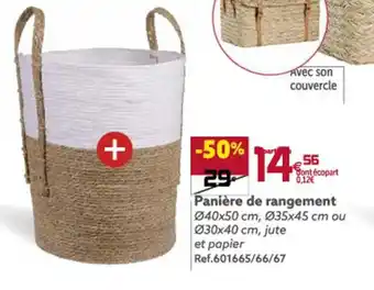 Gifi Paniere De Rangement offre