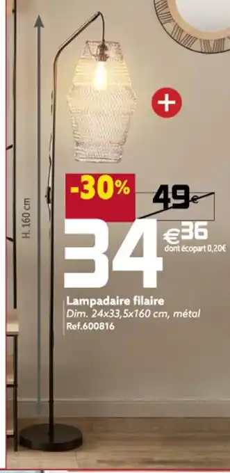 Gifi Lampadaire Filaire offre