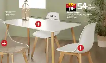 Gifi Table Bergen offre