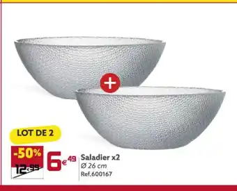 Gifi Saladier X2 offre