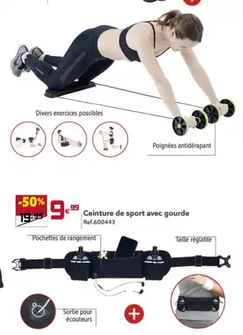 Gifi CeintureDe Sport Avec Gourde offre