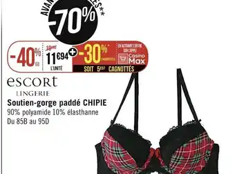 Géant Casino Soutien-Gorge Padde Chipie offre