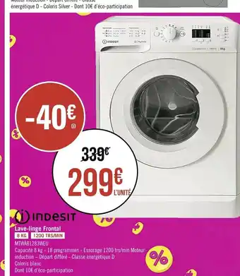 Géant Casino Lave-Linge Frontal offre