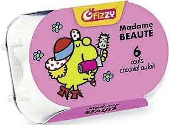 Casino Supermarchés Œufs chocolat au lait Madame Beauté offre