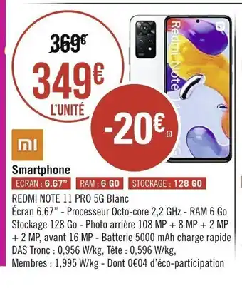 Géant Casino Smartphone offre