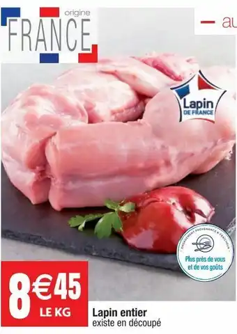 Cora x Carrefour Lapin offre