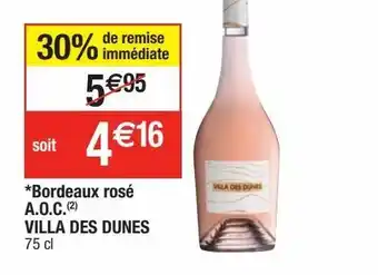 Cora x Carrefour Vin rosé offre