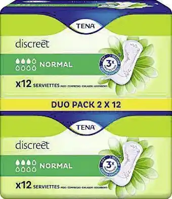 Serviettes discreet normal
