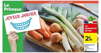 Carrefour Légumes pour pot au feu offre
