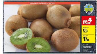 Kiwi vert filière qualité carrefour
