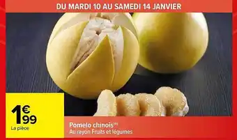 Carrefour Pomelo chinois offre
