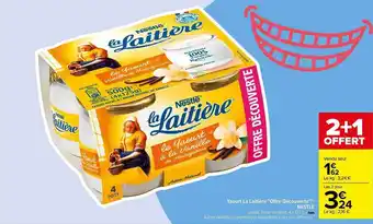 Carrefour Yaourt la laitière offre