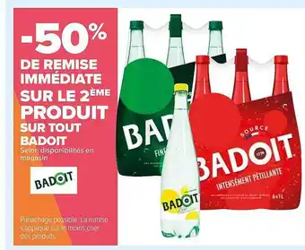 Carrefour Produit badoit offre